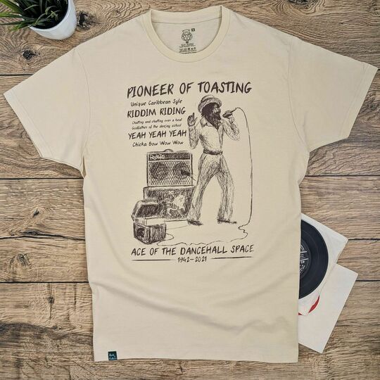 Tričko Pioneer of Toasting U-Roy : kremove