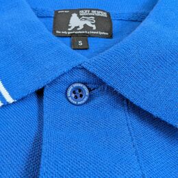 Tričko Polo Lion of Judah - Modro/biele