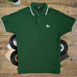 Tričko Polo Lion of Judah - Zeleno/biele